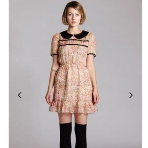 L'ÉCOLE DES FEMMES Floral Lolita Dress - Picture 4 of 13